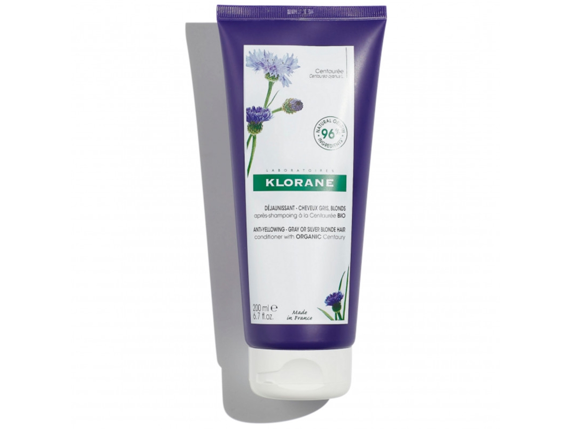 A La Centaurea Bio Après-shampooing Anti-jaunissement Pour Cheveux Gris Et Blonds 150 Ml