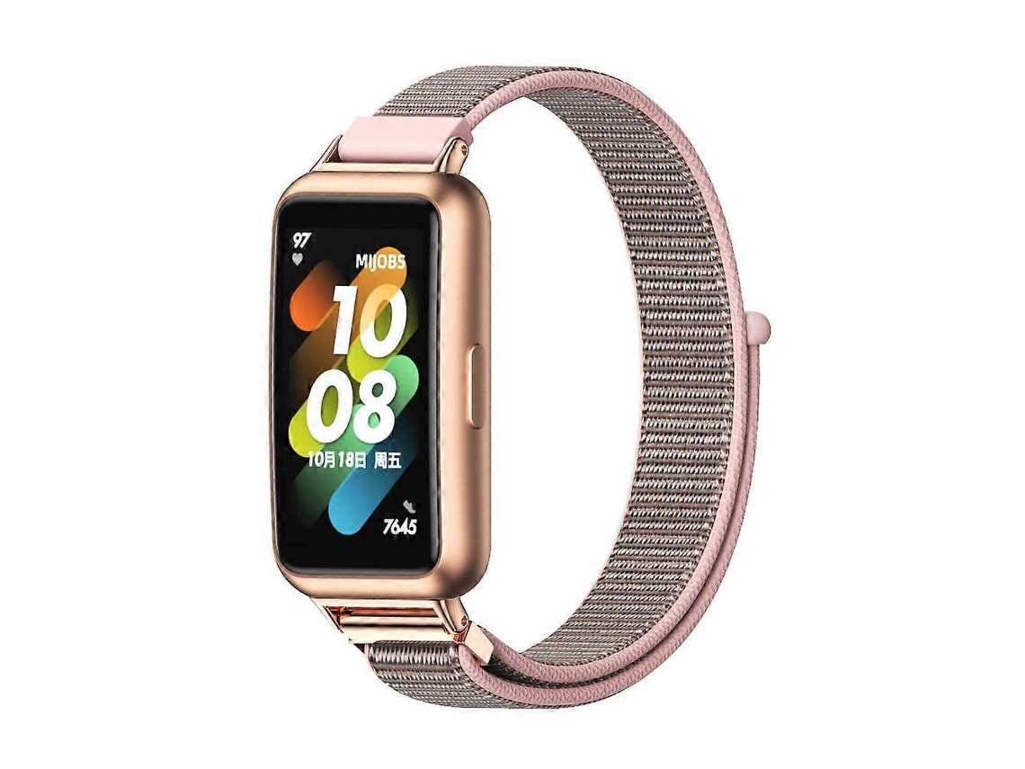 Pulseira De Nylon Respirável Mijobs Para Huawei Band 7 / 7 Nfc