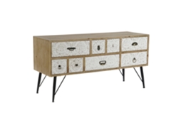 Suporte para TV em Madeira de Abeto e Metal, 120x40x61cm ALEXANDRA HOUSE LIVING