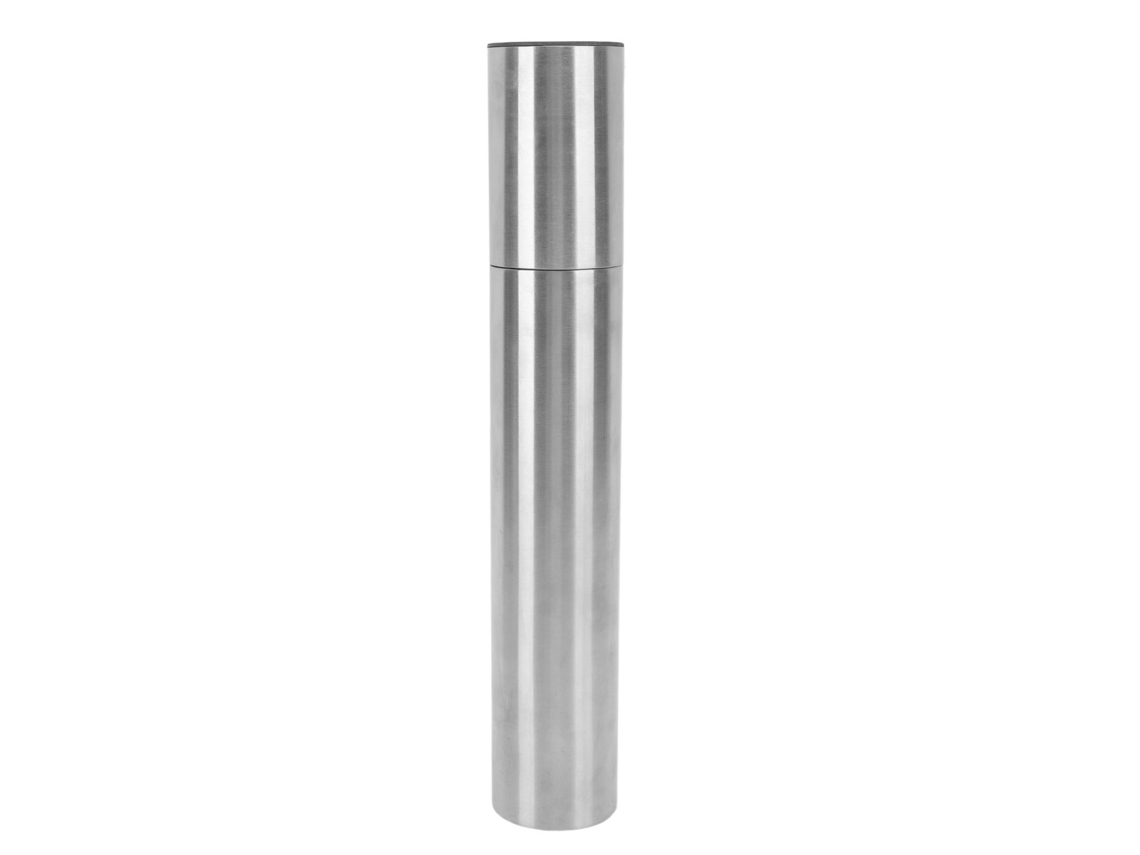 Moedor de pimenta manual, refilável, aço inox 304, para pimenta, café, churrasco | S/MARCA