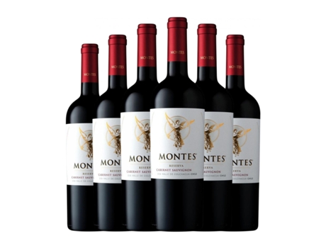 Vinho MONTES Valle Central Reserva (0.75 L - 6 Unidades)
