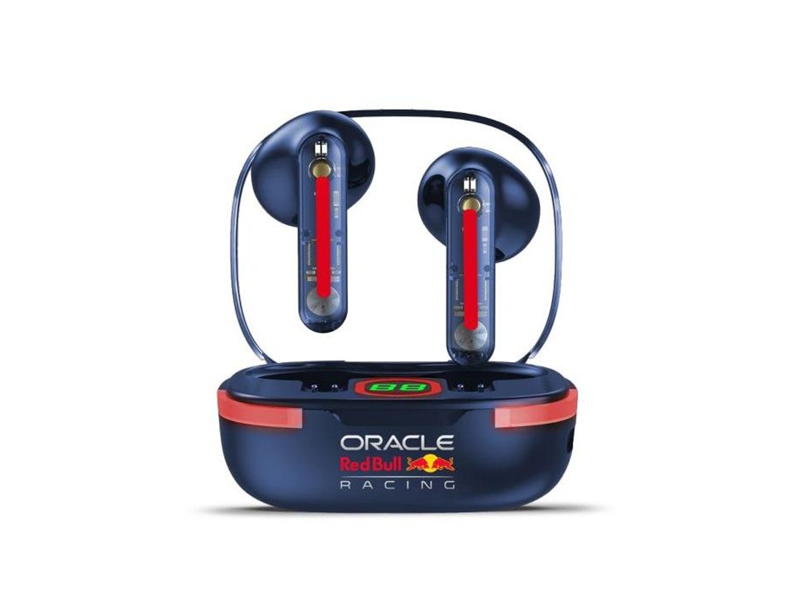 Despertador Alto Falante Red Bull Rb Sk300 Rádio Fm, Bluetooth 5.0, Tela Led, Alarme E Fones De Ouvido True Wireless