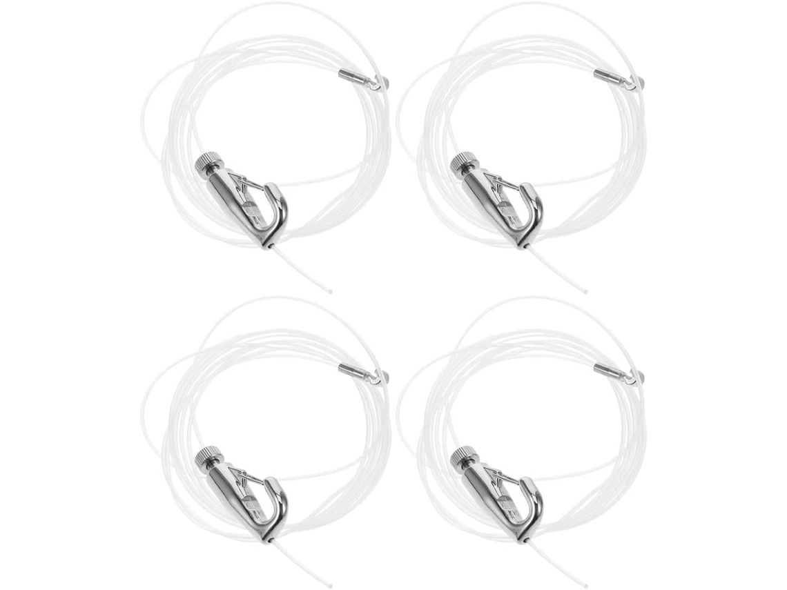 Kit Unomor Com 4 Conjuntos De Ganchos Pendurar Quadros, Ganchos Trilhos, Kit Pendurar Porta Retratos