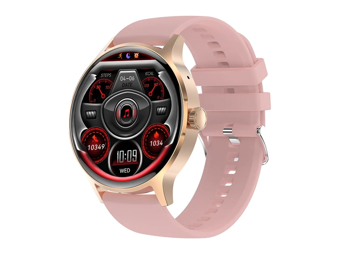 Smartwatch com chamadas Bluetooth, monitoramento de frequência cardíaca e pressão arterial, atualizações meteorológicas, controle de música Bestvite