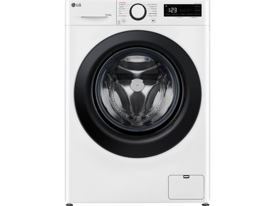 Máquina de Lavar e Secar Roupa LG F4DR5010S6W (6/10 kg - 1400 rpm - Branco)