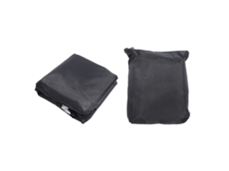Capa para Cadeira de Jardim Oxford 210d Preta Impermeável Resistente Uv com Fivelas e Cordão Ajustável | S/MARCA