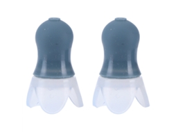 Plugues de orelha silicone impermeável Primerox para natação com garrafa selada preta