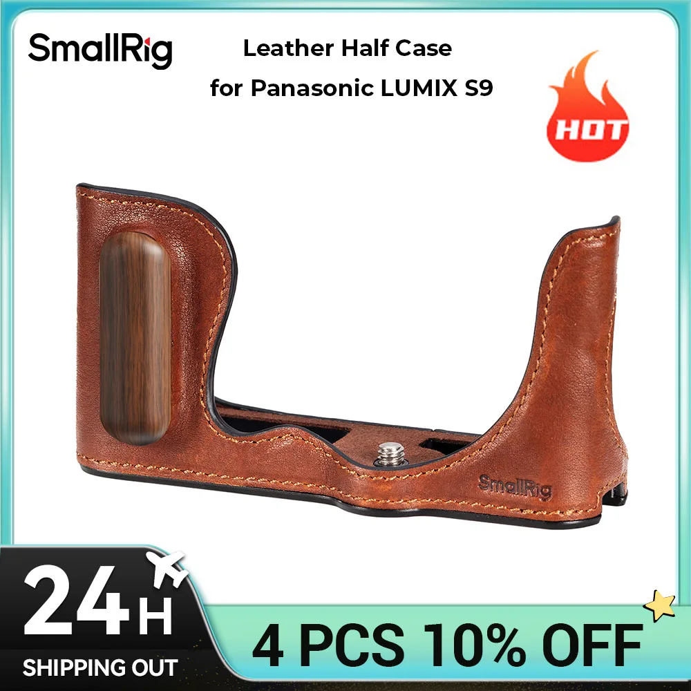 Meia Capa De Couro Para Panasonic Lumix S9, Modelo 4703