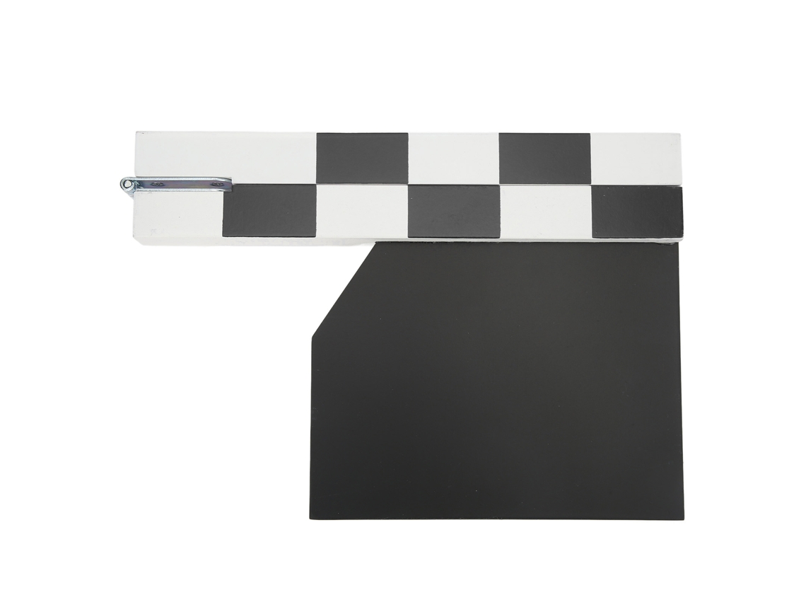 Film Director Clapper Board Density Board Movie Scene Clapboard For Photographic Props Black LAXISCREED