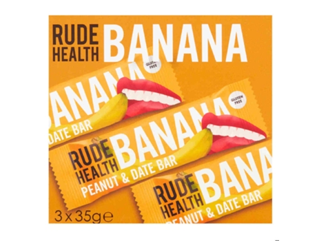 Barra Banana Sem Glúten RUDE HEALTH