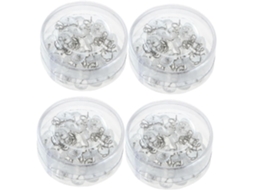 4 Alfinetes de Estofamento, Espirais com Cabeças Transparentes para Fixar Lençóis, Cobertores Sofá e CHABERLU