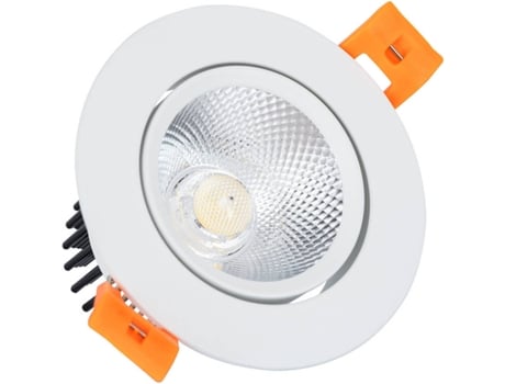 Foco Downlight LED PRISMICA DOWN3414_7480 (Branco - Alumínio - 7W)