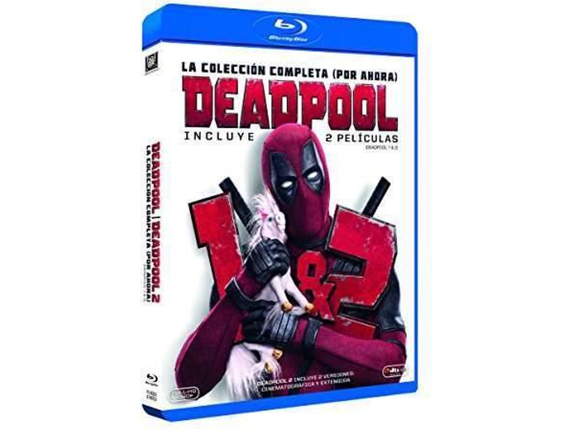 Blu-Ray Deadpool 1 + 2 (Edição em Espanhol)