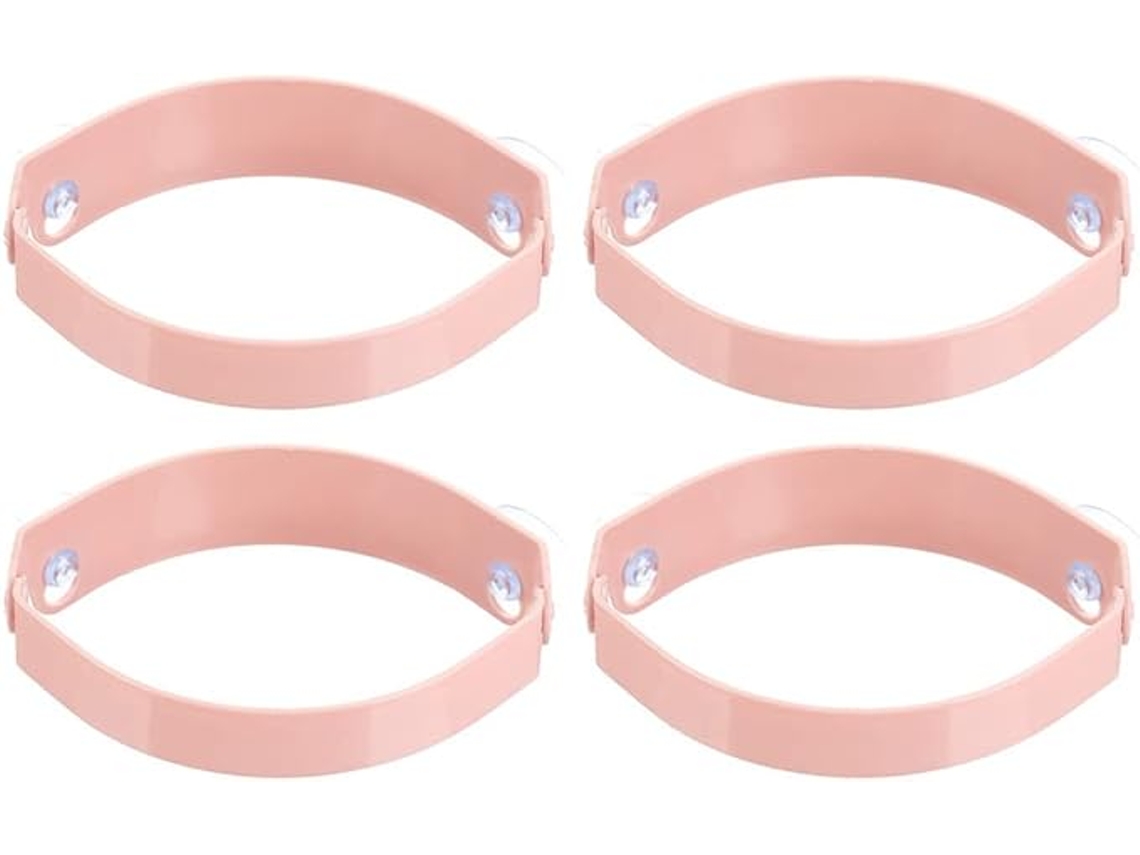 Conjunto De 4 Suportes Plástico Redondos Para Pia, Porta-sacos Lixo Portáteis. -aquaforge