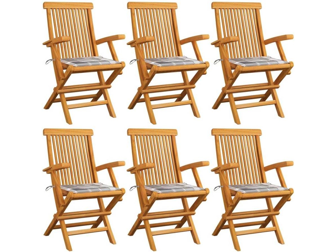 Folding Chair, Folding Chairs Vidaxl Multicolor Teca (n/a)