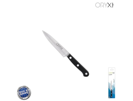 Cuchillo grenoble patatero puntilla hoja acero inoxidable 11 cm. negro