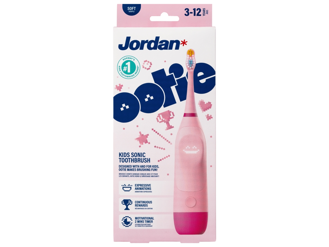 Ootie Rosa Escova De Dentes Elétrica Infantil Jordan