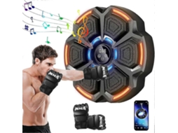 Máquina De Boxe Musical Inteligente Com Led Bluetooth, Luvas De Boxe, Alvo De Parede, 9 Modos De Velocidade E Modo De Contagem Par Aquaforge