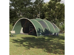 Vidaxl Tenda Tunnel Para 8 Pessoas 8 Pessoa Verde