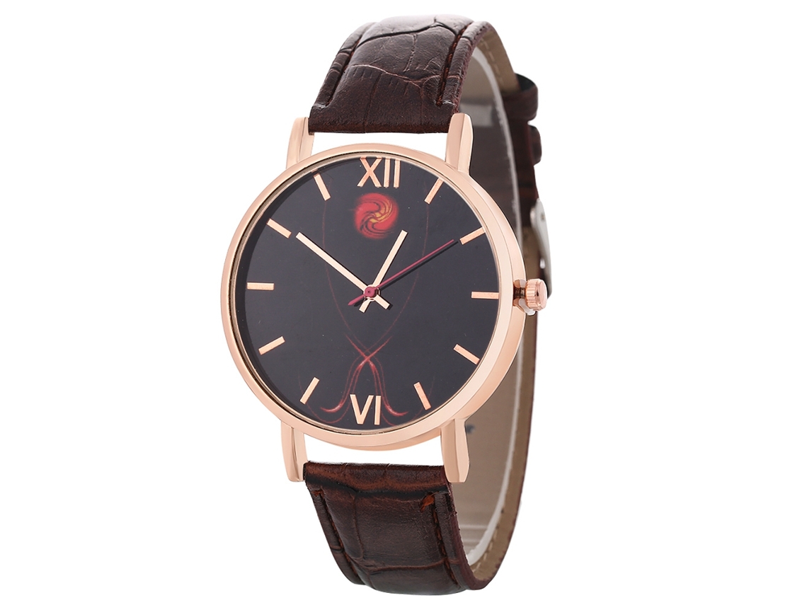 Reloj De Mujer Zhoulianfa De Cuero Cuarzo Para Negocios T0139-z Marrón