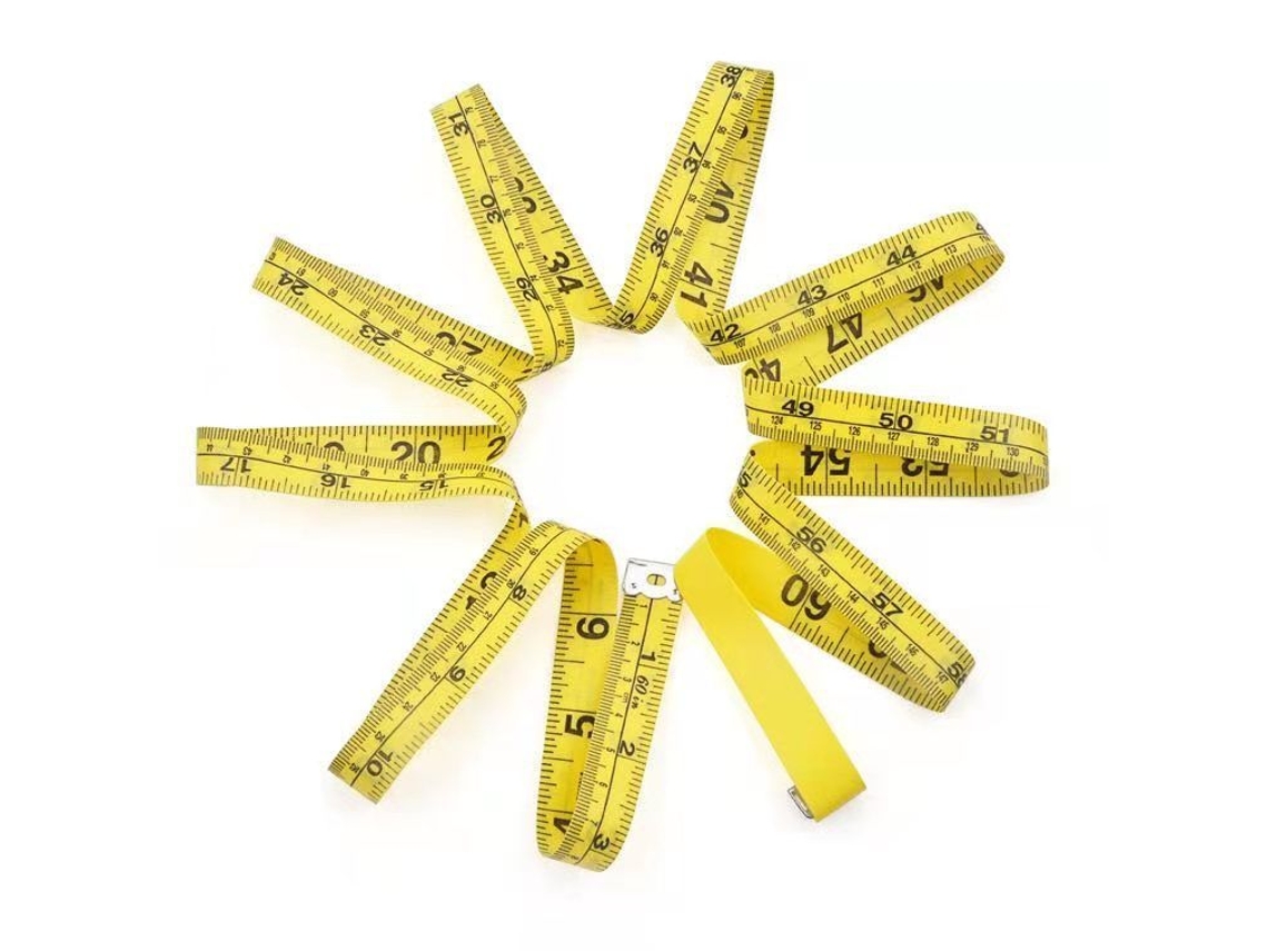 Fita Métrica Corporal Flexível De Dupla Face, 60 Polegadas / 150 Cm, 4 Cores