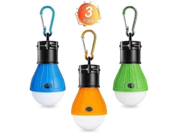 Luz De Acampamento, Luz De Acampamento Led, Luz De Barraca Portátil, Conjunto De Lâmpadas Iluminação De Emergência Cob De 150 Lúmens Olysi Shop