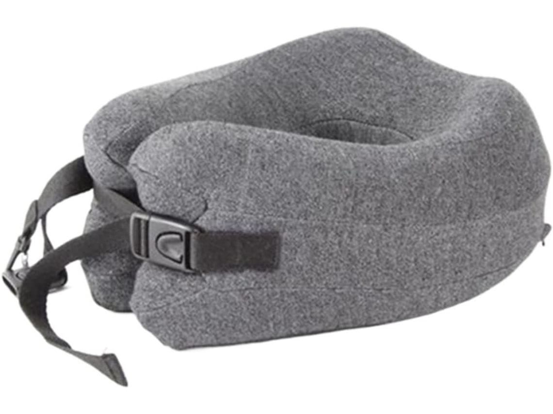 Travesseiro de Viagem Confortável em Espuma Viscoelástica para Pescoço e Queixo, Ideal para Dormir em Aviões BRILVIBERA