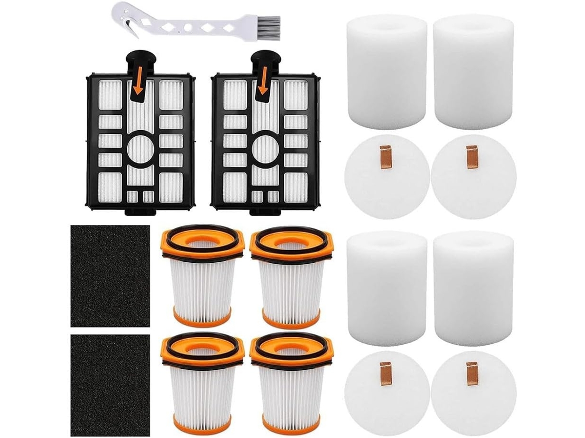 Kit De Filtro Espuma E Feltro Pós-motor Para Aspirador Pó Sem Fio