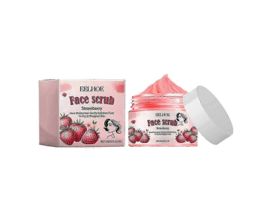 Esfoliante Facial De Morango Eelhoe: Suaviza, Hidrata E Ilumina Para Uma Pele Radiante.