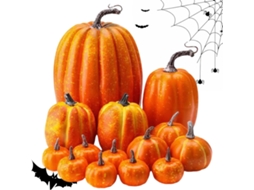Abóboras Artificiais Legumes Artificiais Decorações De Halloween Acessórios Para Fazenda Dec Gokoco