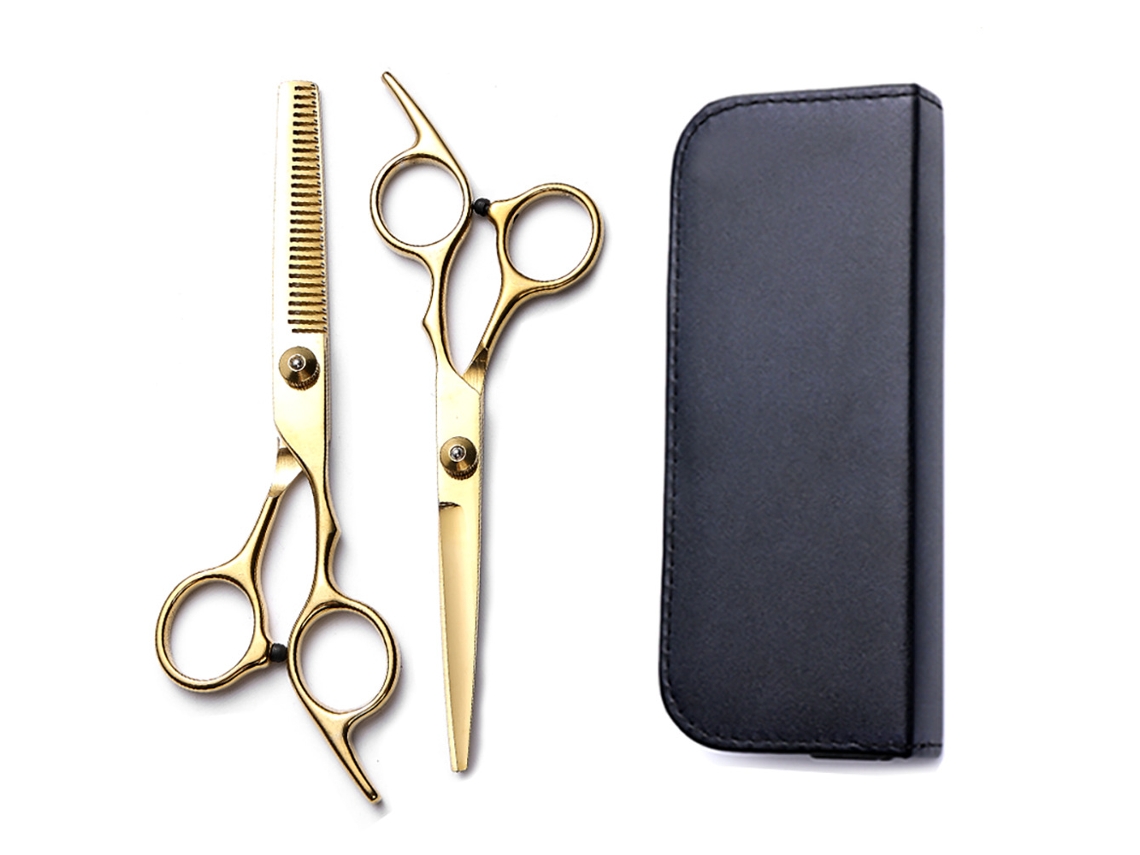 Kit De Tesoura De Corte Cabelo, 3pcs Ferramenta Profissional Para Corte De Cabelo, Para Cabeleireiros E Uso Doméstico Cuich