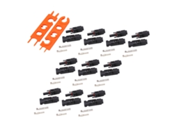 Laxiscreed Conector Solar Para Cabos, Resistência De 1000v E Proteção Ip67 Para Instalações Solares