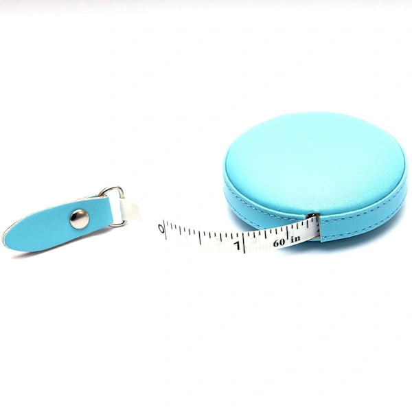Fita Métrica Extensível De Couro Azul Claro, 1,5 M De Largura (60 Polegadas), Adequada Para Alfaiates E Designers, Simples