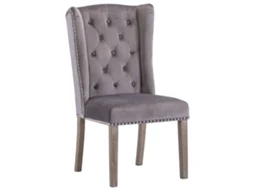 Dining Chair, Dining Chairs Vidaxl Cinzeto Tecido (n/a)