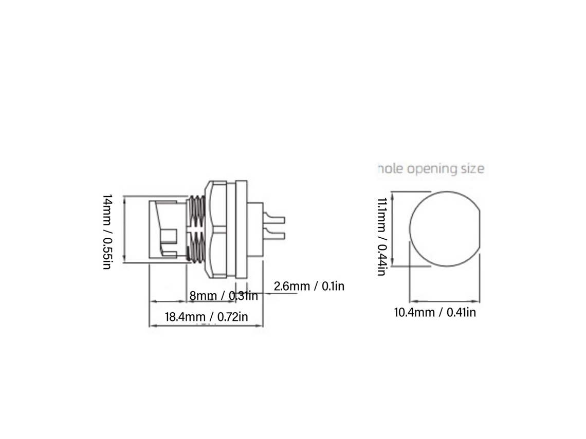 Laxiscreed Conector Industrial Ip67 À Prova De Água De 4 Pinos Para Uso Externo