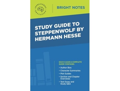 Livro Study Guide To Steppenwolf By Hermann Hesse De Intelligent Education (inglês)