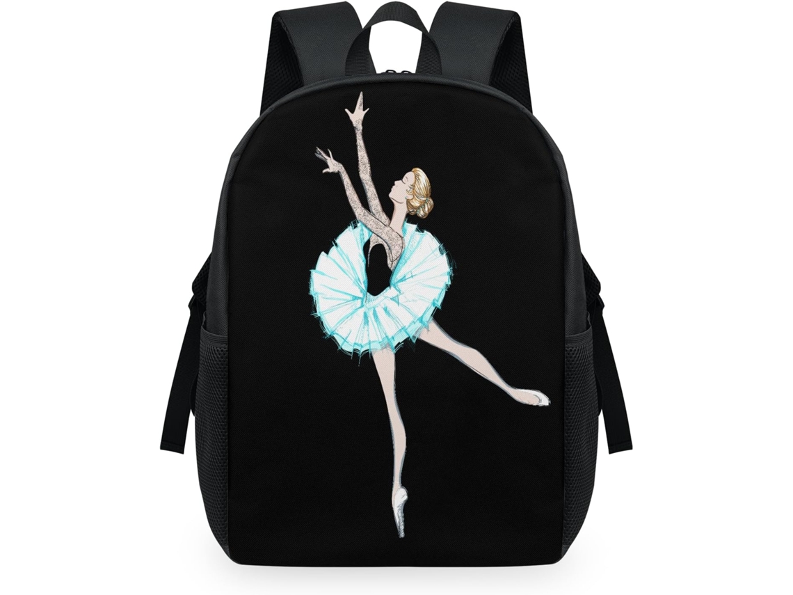 Mochila Tropicallife com Estampa de Bailarina para Crianças (32.5x15x44.9 cm)