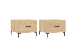 Coffee Table, Coffee Tables Vidaxl Marrom Madeira Processada (n/a)
