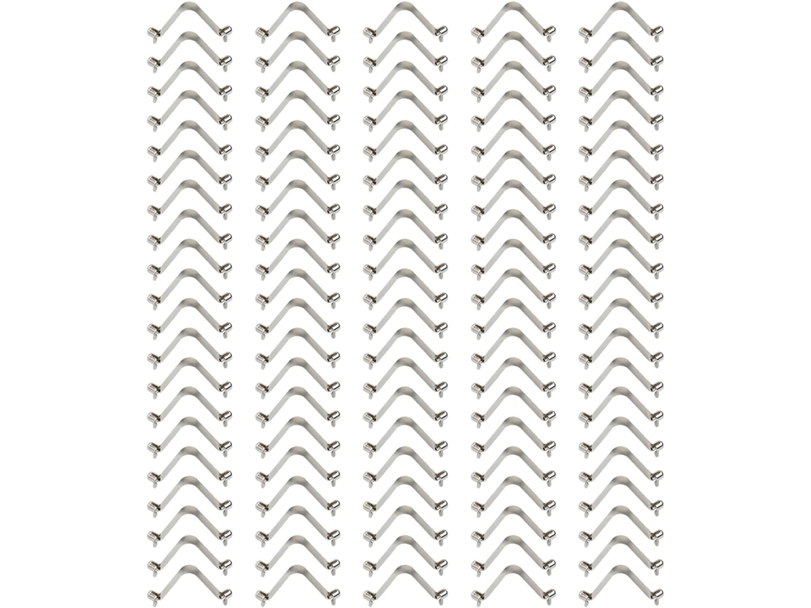Conjunto De 100 Pinos Travamento Em Aço Manganês, Perfeitos Fixar Com Segurança As Hastes Da Barraca Em Uso Na Água