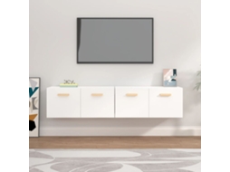 Vidaxl Armários Parede 2pcs 80x35x36,5cm Madeira Processada Branco