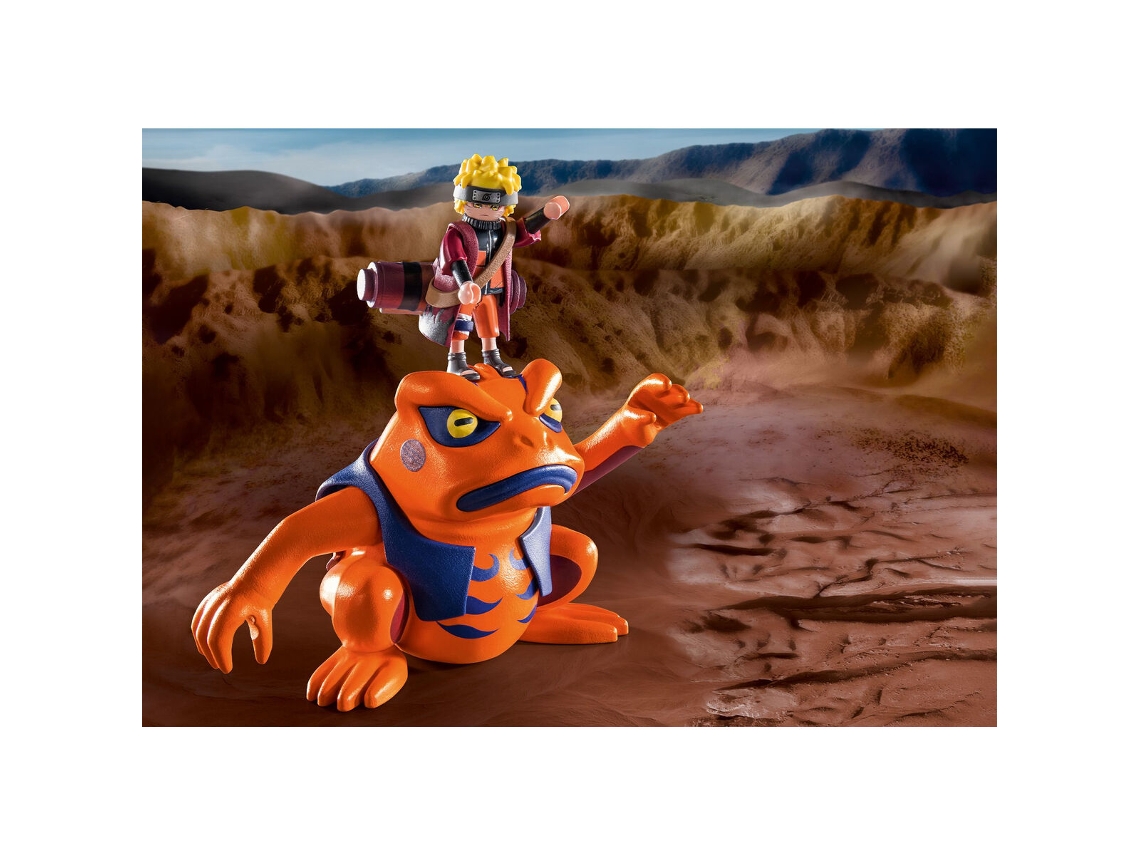 Playmobil Naruto Vs. Pain Construction Game Orange