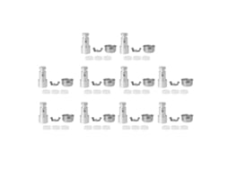Kit de Acessórios para Panela de Pressão: Válvula Flutuante, Tampa Anti obstrução e Vedação 10 Conjuntos | S/MARCA