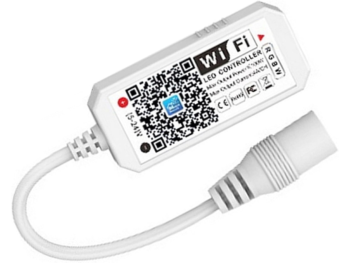 Controlador De Led Rgbw Com Wi-fi Para Fitas Baixa Tensão Quarto