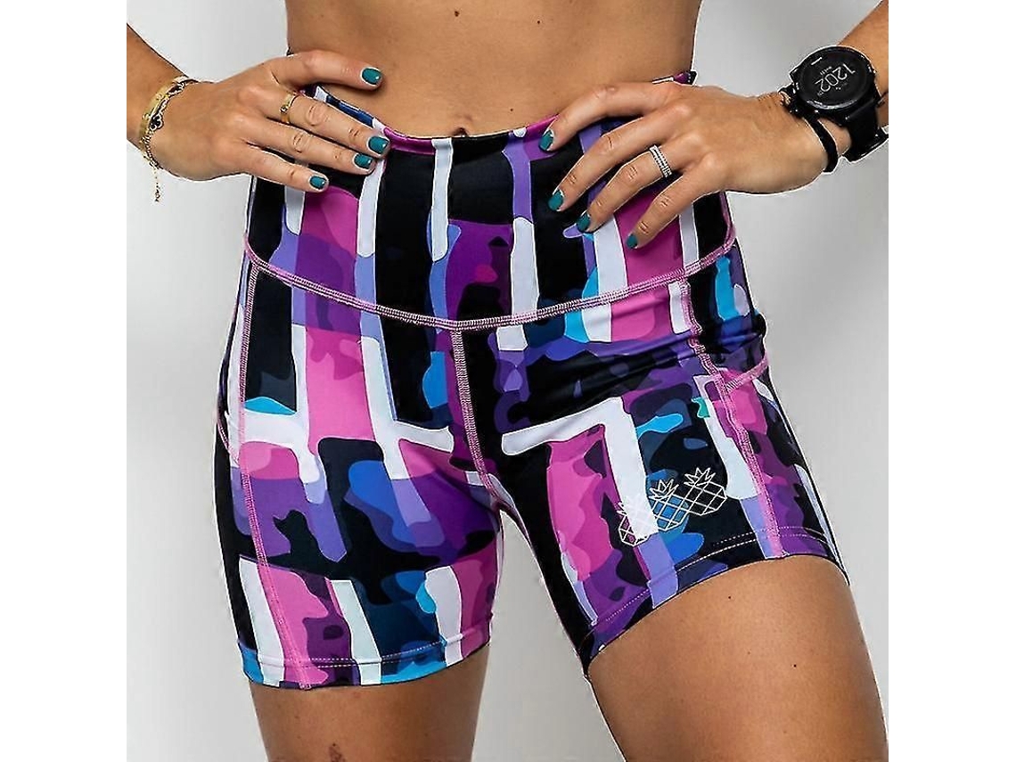 Short Yoga Mujer 2022 Pantalones Cortos Deportivos Tight Fitness Running Elásticos Montañismo Mallas Deportivas S Bege