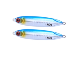 Isca de Pesca em Forma de Peixe Simulado 2pçs Azul
