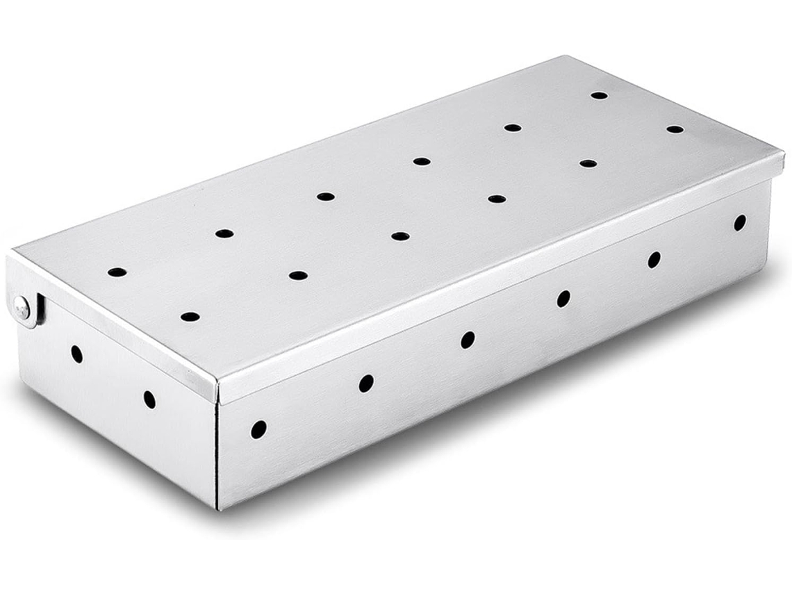 Caixa Defumadora Em Aço Inox Para Churrasco, Pellets De Madeira Para Peixes, Carne Bovina E Outros.
