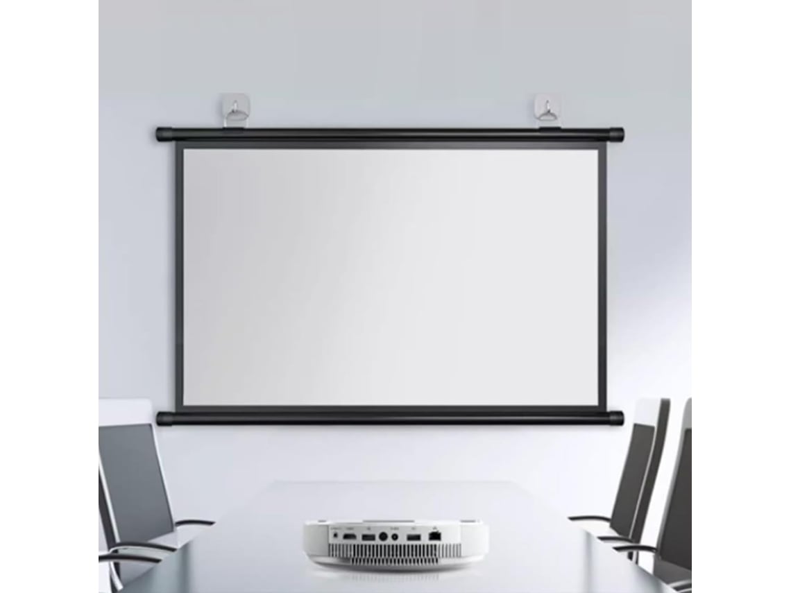 Tela de Projeção 50" 16:9 Hd Portátil, para Uso Doméstico e Externo