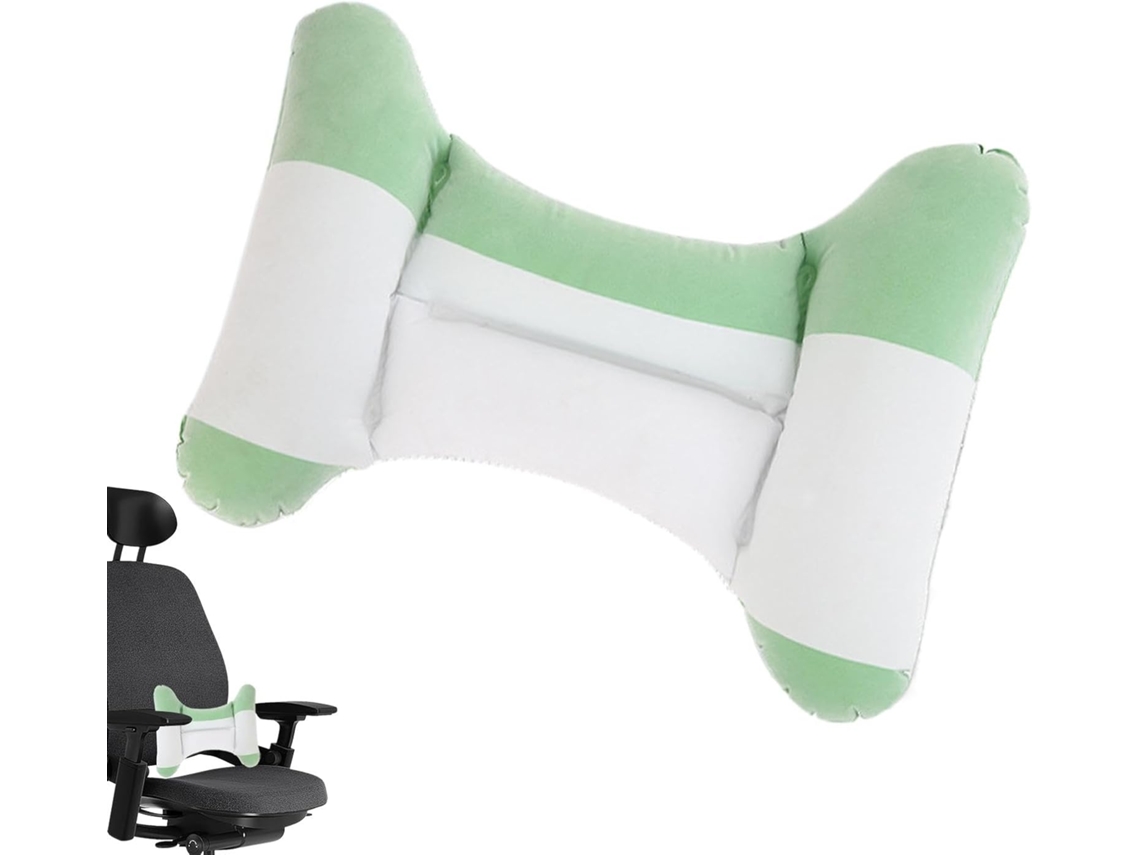 Almofada Inflável de Apoio Lombar Viagem em Formato H para Ergonômica Portátil Cadeiras e Assentos CHABERLU