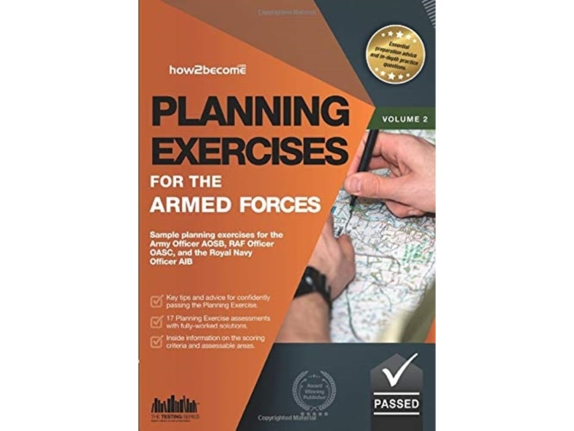 Livro PLANNING EXERCISES FOR THE ARMED FORCES de HOW2BECOME (Inglês)