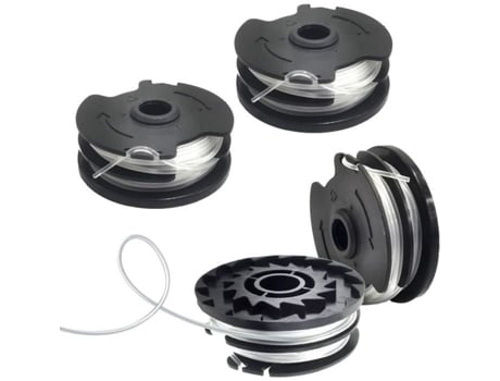 Pacote De 4 Carretéis De Reposição Para Cortador De Escova Sem Fio Parkside Prta 20-li C3 Ian351753, Carretéis De Aparador De Corda De 1,65 Mm U1174